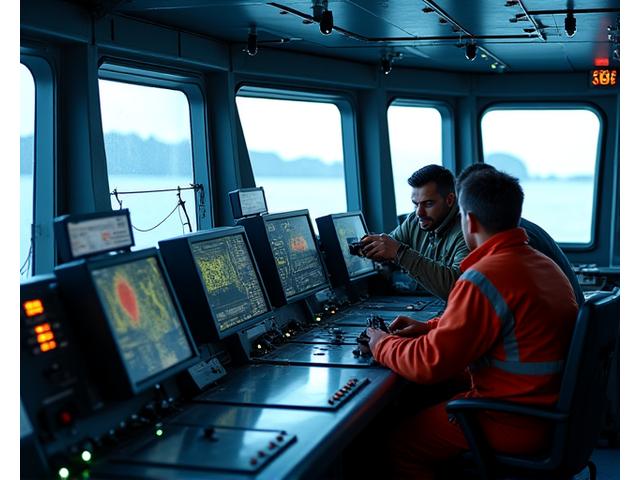 Vessel outfitting equipment installation